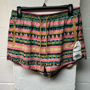 Colorful Geometric Women's Shorts